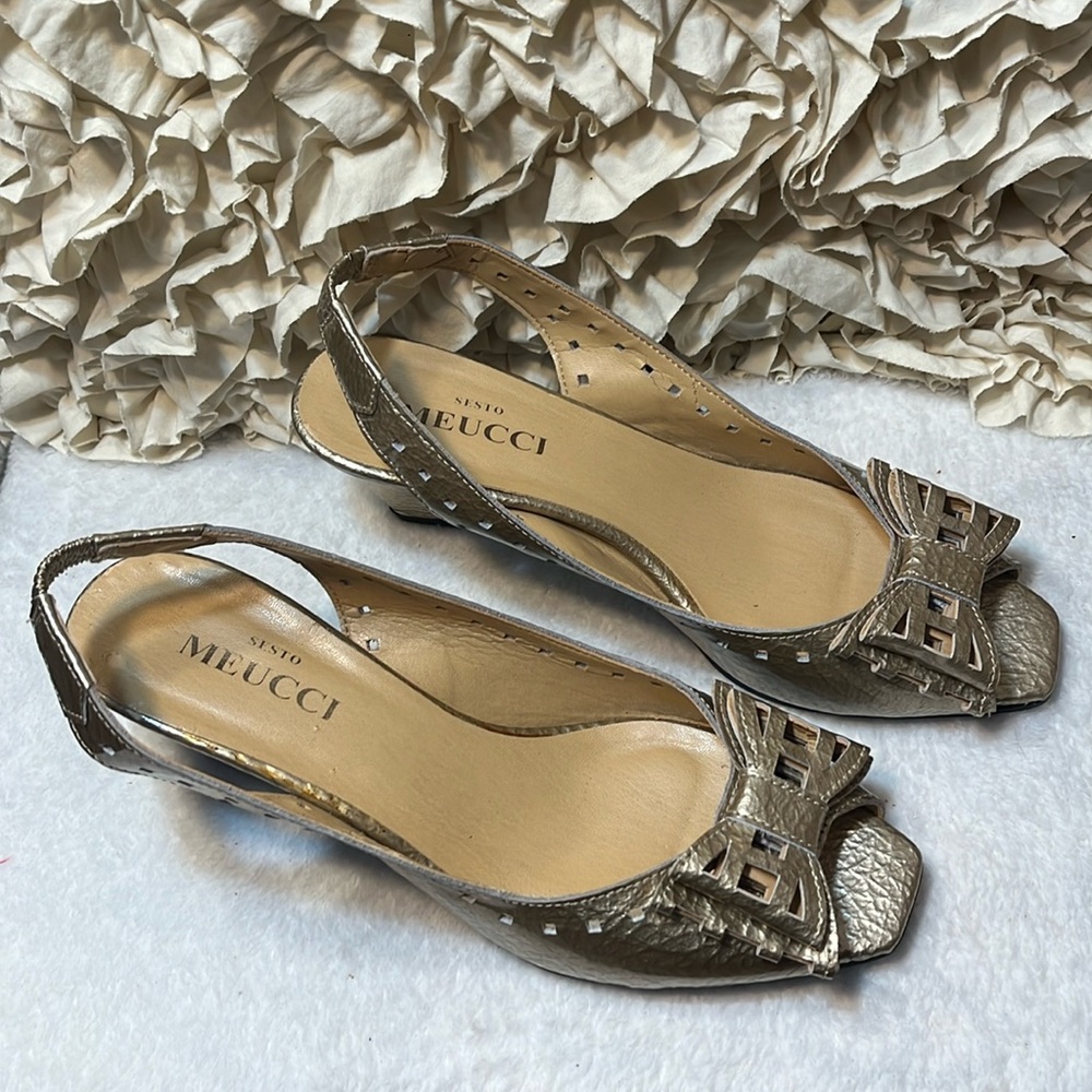 Sesto Meucci  Bow Sling back Women’s Sandals